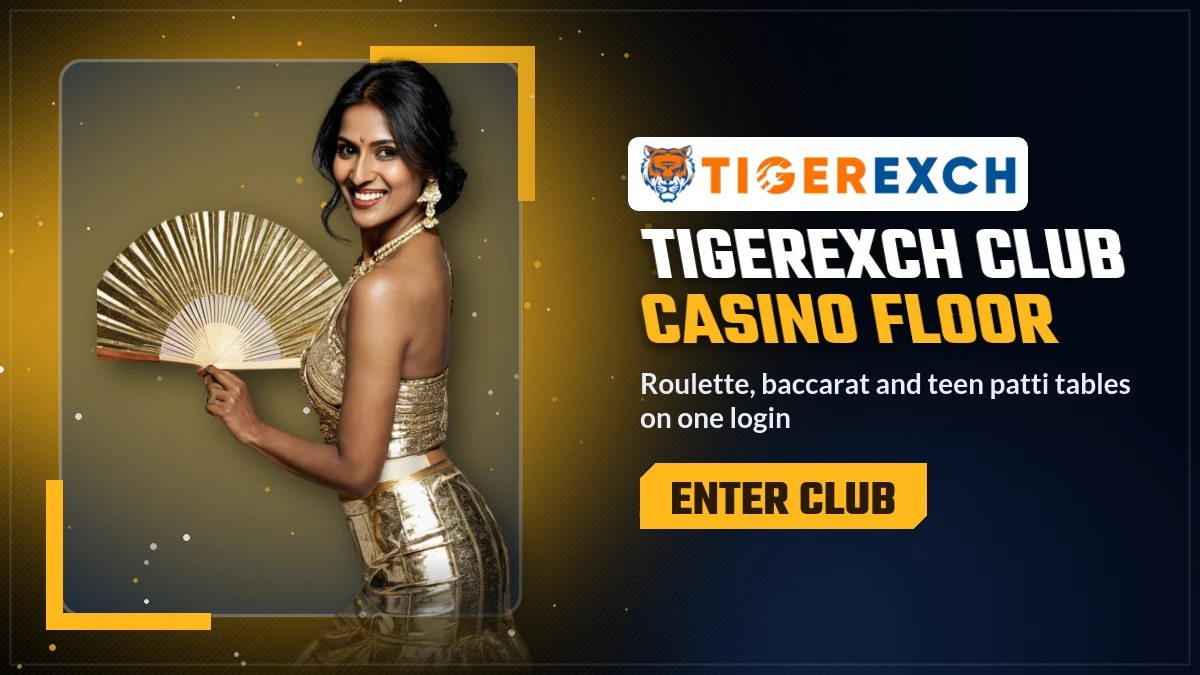 Tigerexch Club banner for the Tiger Exchange .club casino address with a Login button